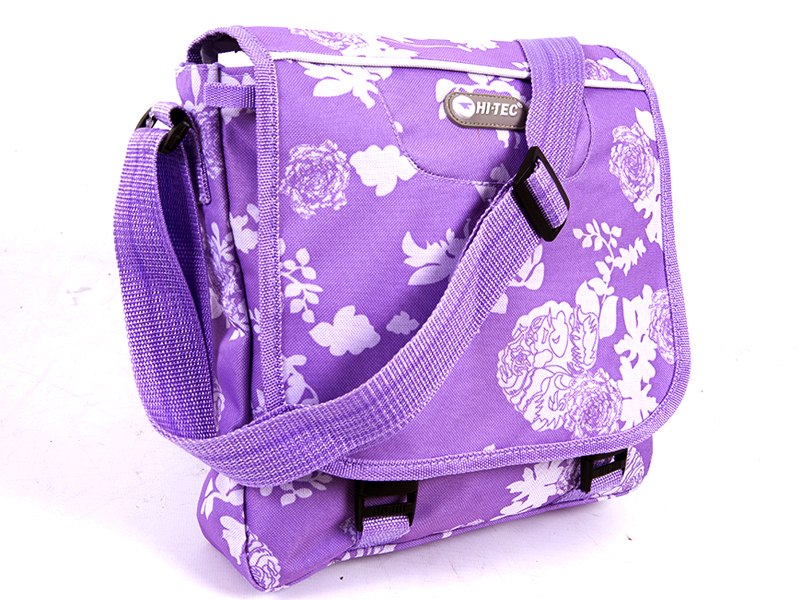 (image for) HT-1041 PURPLE FLORAL SHOULDER BAG